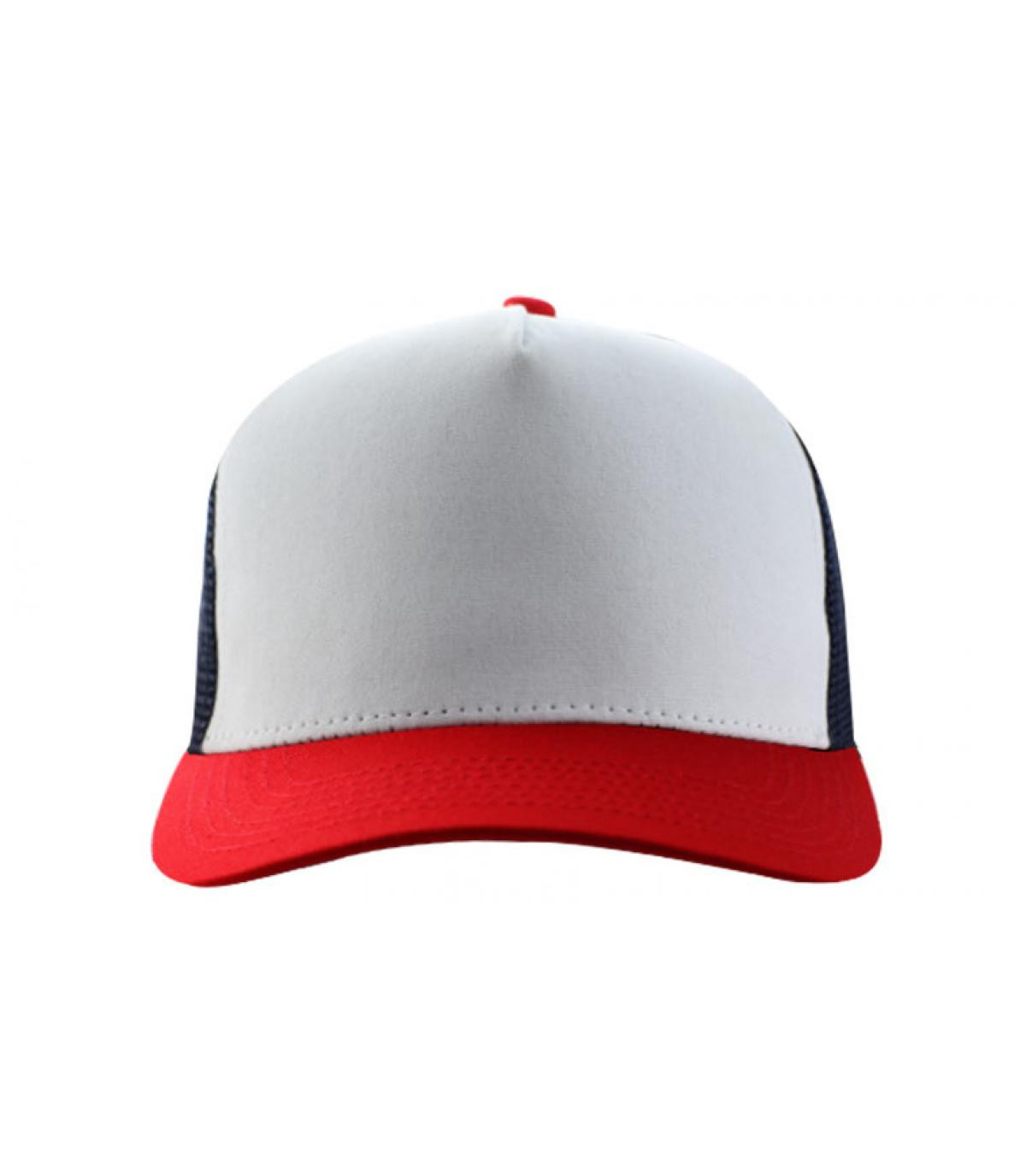 rojo blanco azul del camionero Trucker blank navy white red